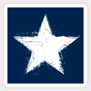 White Star Sticker